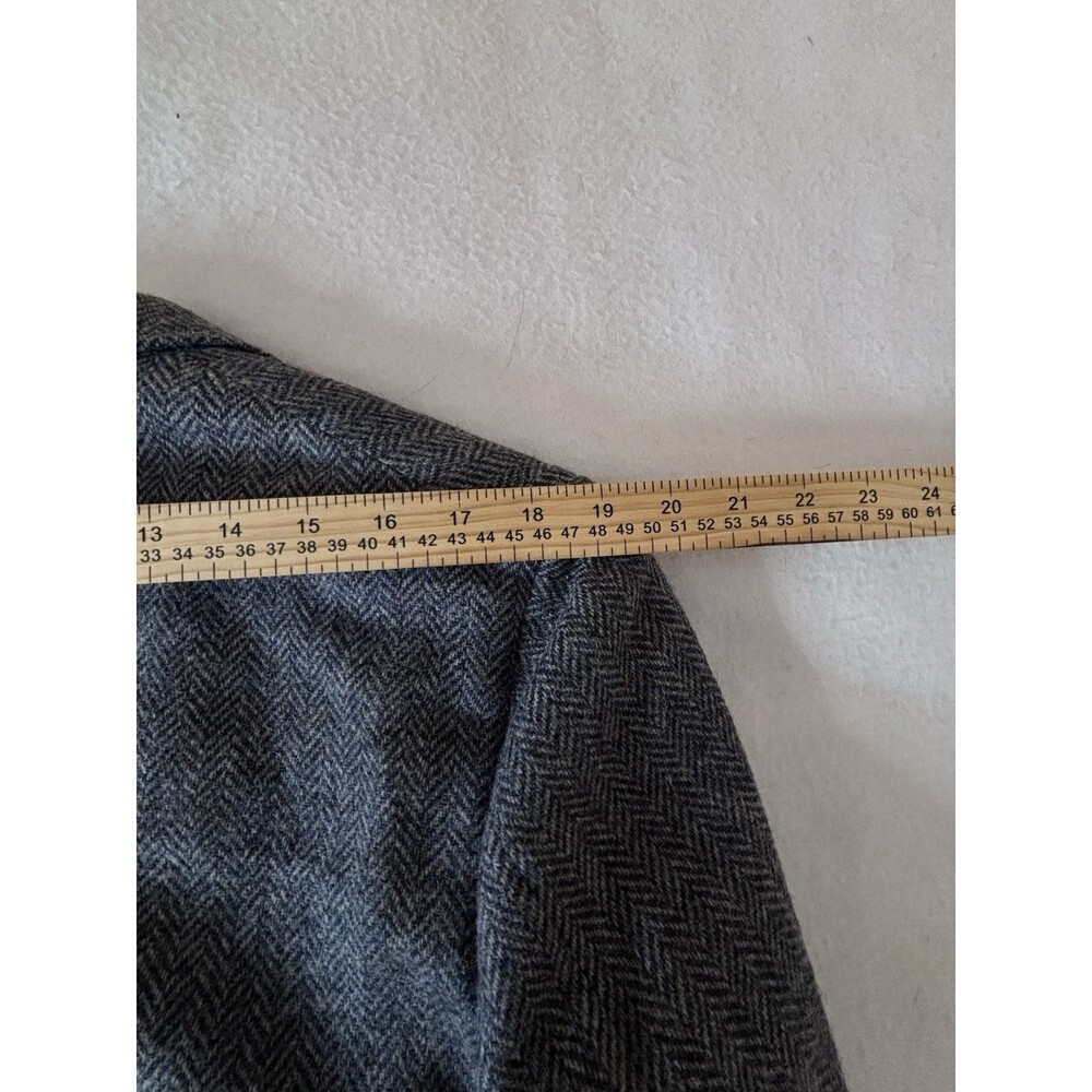 Clubfellow Cricketeer Wool Blazer USA Herringbone 42R 2 Button Mens - Picture 14 of 16